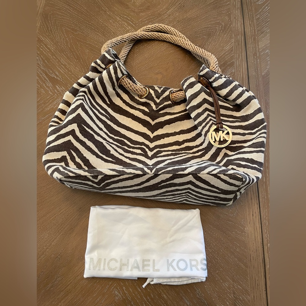 Michael Kors Zebra print Marina handbag